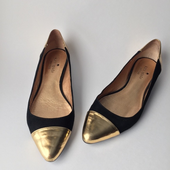 kate spade cap toe flats